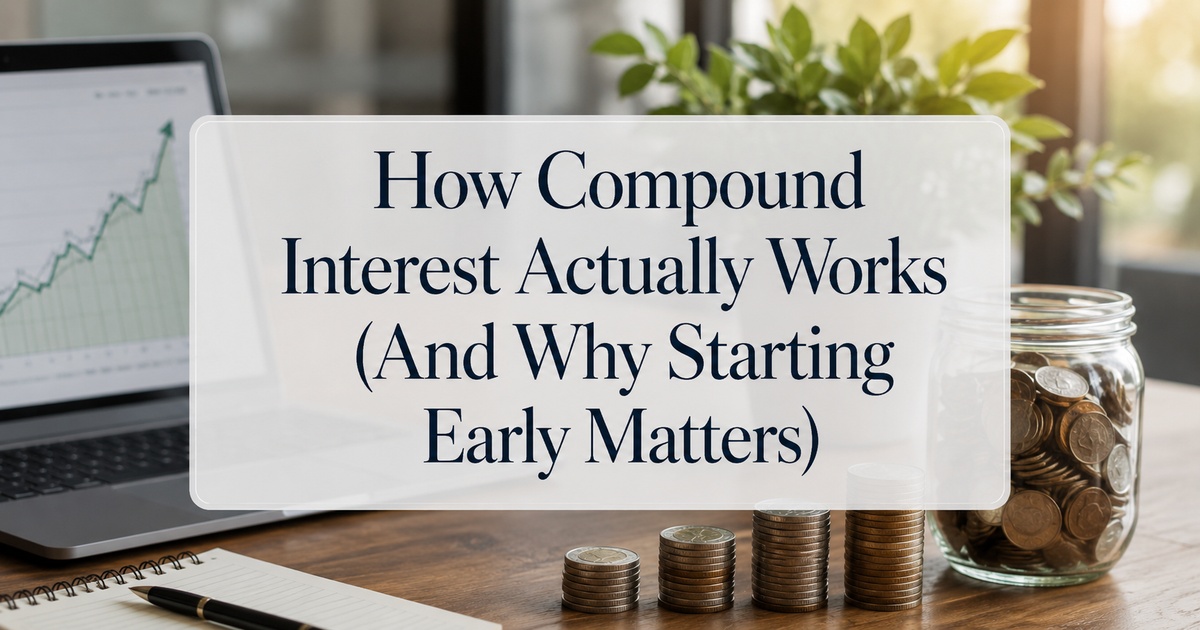 Featured image for How Compound Interest Actually Works (And Why Starting Early Matters)