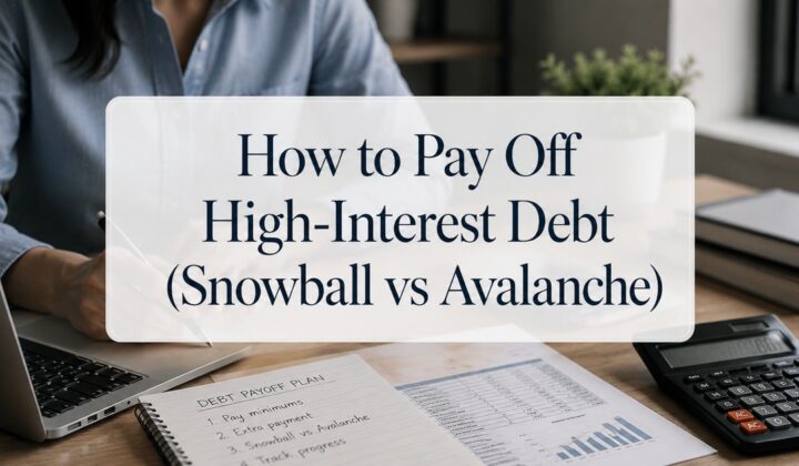 Featured image for How to Pay Off High-Interest Debt (Snowball vs Avalanche)